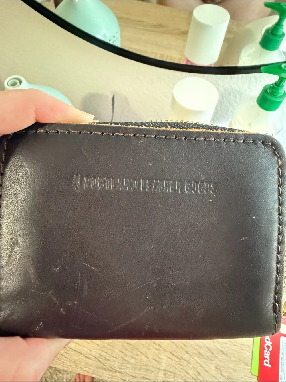 Portland Leather Goods Dark Brown Leather Wallet